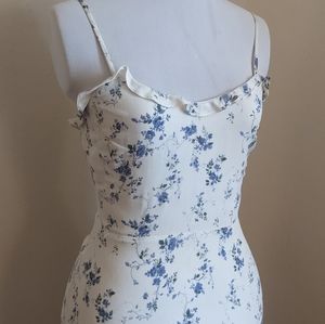 Reformation Cassandra midi dress in Madeline, size 4